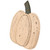 Wooden Fall Harvest Pumpkin Decoration - 14.25" - Cream and Brown - IMAGE 4