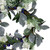 Iced Hydrangeas, Blueberries, and Foliage Artificial Christmas Wreath - 26 Inch, Unlit - IMAGE 5
