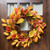 Leaves, Pinecones and Berries Artificial Fall Harvest Wreath - 26" - IMAGE 1