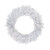 Pre-Lit Battery Operated Snow White Christmas Wreath - 30" - Multicolor LED Lights - IMAGE 1