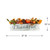 Pumpkins, Wheat and Pinecones 'Thankful' Wood Box Fall Harvest Centerpiece - 21" - IMAGE 5