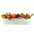 Pumpkins, Wheat and Pinecones 'Thankful' Wood Box Fall Harvest Centerpiece - 21" - IMAGE 6
