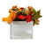 Pumpkins, Wheat and Pinecones 'Thankful' Wood Box Fall Harvest Centerpiece - 21"
