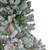 7' Pre-Lit Pencil Flocked Alpine Artificial Christmas Tree - Clear Lights - IMAGE 5