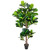 Potted Two Tone Green Artificial Wide Fiddle Leaf Fig Tree - 6.25' - IMAGE 2