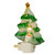 5.5" Green and White Beaded Frosted Christmas Tree Night Light - IMAGE 2