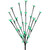 Set of 3 Pre-Lit Cherry Blossom Artificial Tree Branches, 72 Green LED Lights - IMAGE 4