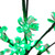 Set of 3 Pre-Lit Cherry Blossom Artificial Tree Branches, 72 Green LED Lights - IMAGE 6