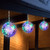 LED Lighted Crystal Sphere Outdoor Christmas Decoration - 5" - Multicolor - 2' White Wire - IMAGE 3
