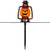 Northlight 16.5" Halloween Flickering Pumpkin Lantern Pathway Markers 3ct - Orange/Black