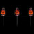 Flickering Jack O' Lantern Halloween Outdoor Pathway Markers - 16.75" - Set of 3 - IMAGE 3
