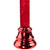 Glittered LED Flameless Christmas Candle - 9.25" - Red - IMAGE 5