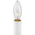 Single Light Window Candles - 9" - White - Set of 2 - IMAGE 6