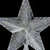 Lighted Clear Crystal Star Christmas Tree Topper - 8" - Clear LED Lights - IMAGE 3