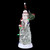 Swirling LED Lighted Santa with Tree and Lights Christmas Glittering Snow Dome - IMAGE 3