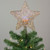 13" Lighted Gold Star with Rotating Projector Christmas Tree Topper - Multicolor LED lights - IMAGE 5