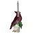7.5" Red Christmas Cardinal with Holly and Berry Bubble Night Light - IMAGE 4