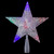 10" Lighted White 5 Point Star Christmas Tree Topper - Multicolor LED Lights - IMAGE 3
