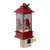 6" Red Cardinal Holly Christmas Lantern Night Light - IMAGE 3