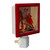 6" Red and Brown Glitter Cardinal Christmas Night Light - IMAGE 3