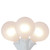 G40 Globe Christmas String Lights - Frosted White - 9' White Wire - 10ct - IMAGE 1