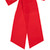 4-Loop Velveteen Christmas Bow Decoration - 18" x 30" - Red - IMAGE 4