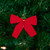 Mini Velveteen Christmas Bow Decorations - 3" - Red - Pack of 14 - IMAGE 5