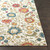 5'3” x 7'3” Oriental Floral White Polypropylene Rectangular Area Throw Rug - IMAGE 6