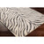 2' x 3' Brown and Black Rectangular Animal Printed Throw Rug