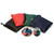 2-in-1 Red Convenient Fleece Blanket Seat Cushion 40" x 60" - IMAGE 1