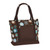 24" Cafe Ole Brown Polka Dot Beach Cooler Bag With Picnic Accessories - IMAGE 1