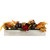 24" Autumn Harvest 3-Piece Candle Holder in a Rustic Wooden Box Centerpiece - IMAGE 3