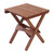 18” Wooden Camping and Patio Outdoor Folding End Table - IMAGE 1