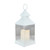9.5" White Candle Lantern with Flameless LED Candle Tabletop Decor - IMAGE 2