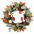 Pumpkin Pinecone and Gourd Artificial Fall Harvest Wreath - 24" - IMAGE 2