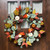 Pumpkin Pinecone and Gourd Artificial Fall Harvest Wreath - 24" - IMAGE 1