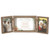 25th Anniversary Silver Wedding Triple Photo Frame - 19.25" - Brown - IMAGE 1
