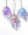 LED Color Changing Skull with Veil Halloween Light Set - 9' Clear Wire - 10ct - IMAGE 1