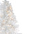 6.5' Pre-Lit White Medium Iridescent Pine Artificial Christmas Tree - Multi Function LED Lights - IMAGE 5
