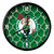 11.5" Green and White NBA Boston Celtics Net Wall Clock - IMAGE 1