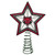 10" Lighted Red and Gray Star NCAA Arkansas State Red Wolves Christmas Tree Topper - IMAGE 1
