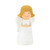 Angels with Floral Blessing Card Figurine Gift Box - 2.5" - Brown - Pack of 2 - IMAGE 3
