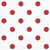 2-Ply Polka Dots and Striped Disposable Beverage Napkins - 5" - Red and White - Club Pack of 192 - IMAGE 1