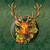Pack of 60 Festive Deer 3-Ply Lunch Napkins 6.5" - IMAGE 1