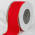 Red and Gold Colored Woven Edge Soft Velvet Ribbon 3" x 20 Yards - IMAGE 1