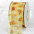 White and Yellow Floral Craft Ribbon 2" x 27 Yards - IMAGE 1
