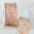 Starfish Orange and Cream White Floral Ribbon 1.5" x 27 Yards - IMAGE 1