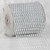 White Colored Stretchglitter Craft Ribbon 4" x 22 Yards - IMAGE 1