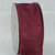 Burgundy Red Floral Wired Craft Ribbon 2.5" x 20 Yards - IMAGE 1