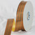 Gold Colored and Brown Plaid Patterned Ribbon 1.2" x 110 Yards - IMAGE 1
